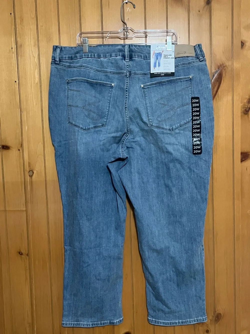 Seven7 Tummyless Ankle Straight Jeans - Picture 6 of 10